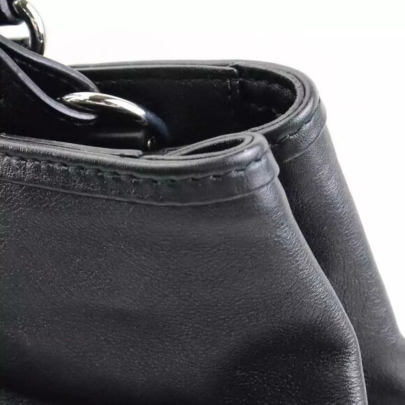 Auth Salvatore Ferragamo Vara Ribbon Handbag Shoulder Bag Black Leather h30837g - Picture 10 of 14